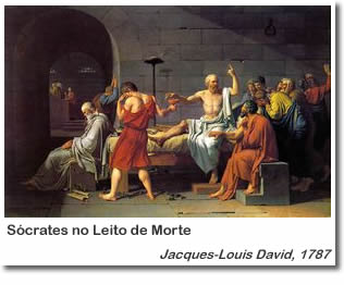 Sócrates no Leito de Morte - Jacques-Louis David, 1787
